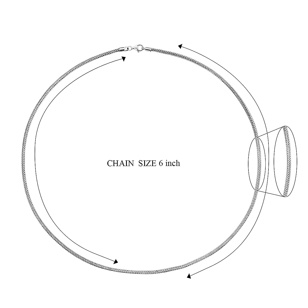 Rhapsody Interlocking Links Chain Necklace in 950 Platinum 9.65 Grams 18 Inches image number 6