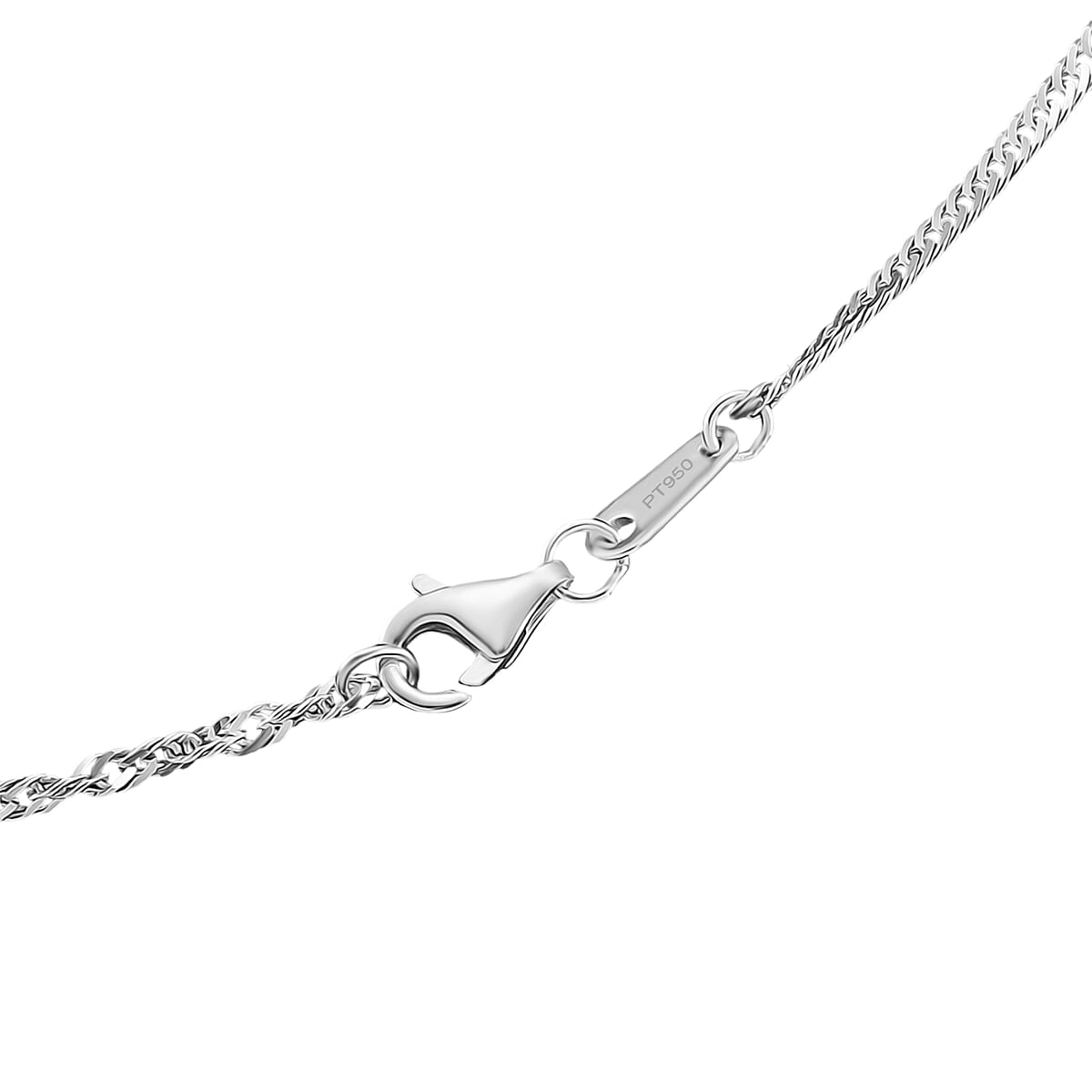 Water Wave Chain Necklace in 950 Platinum 5.50 Grams 20 Inches image number 5
