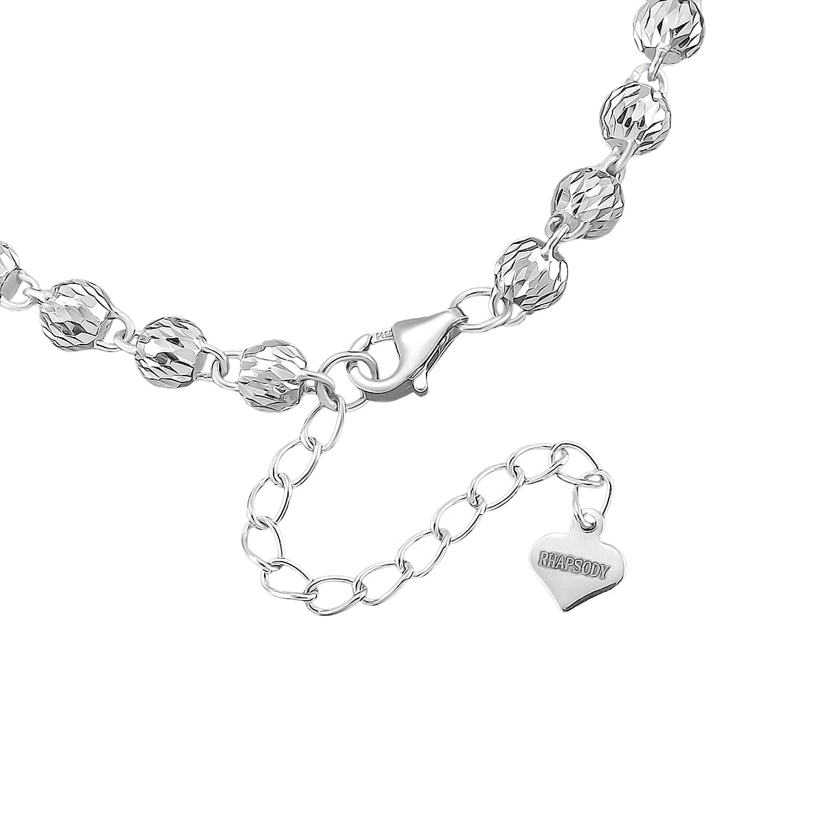 Doorbuster Beaded Chain Bracelet in Rhapsody 950 Platinum (6.50-8.0In) 6.4 Grams image number 4