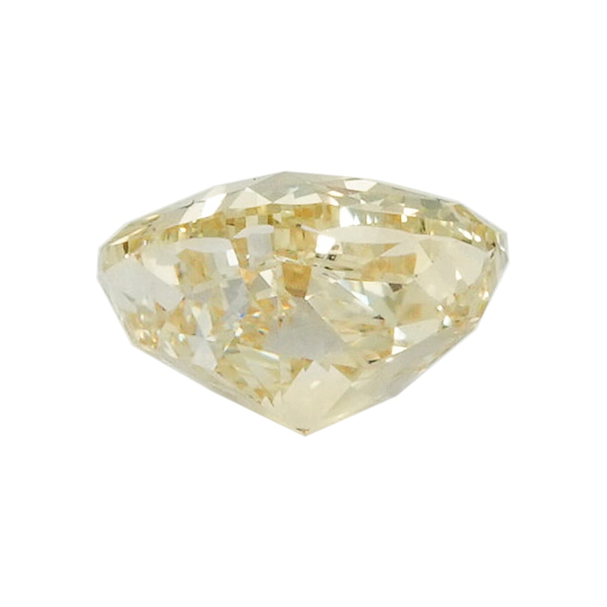 IGI Certified Luxuriant Lab Grown Yellow Diamond (VS2) (Sqr Cush) 1.00 ctw image number 2