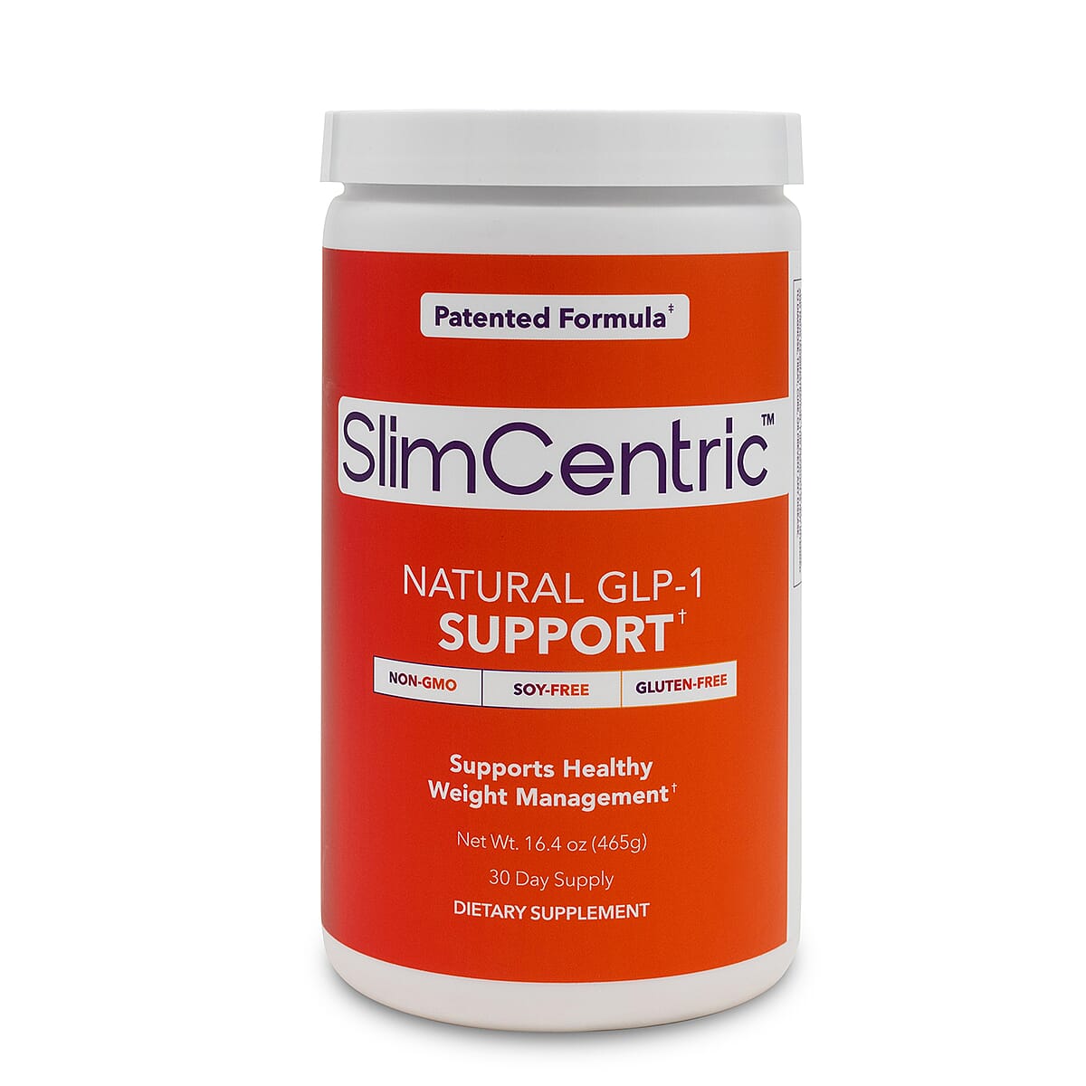 SlimCentric Natural GLP-1 Support Healthy Weight Management Dietary Supplement (16.4oz, 30 Day Supply) image number 0