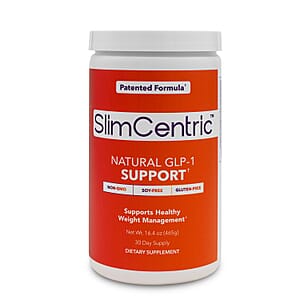 SlimCentric Natural GLP-1 Support Healthy Weight Management Dietary Supplement (16.4oz, 30 Day Supply)