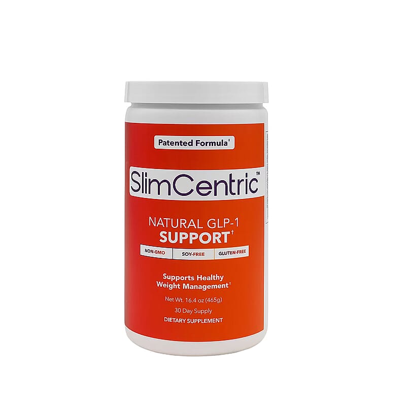 SlimCentric Natural GLP-1 Support Healthy Weight Management Dietary Supplement (16.4oz, 30 Day Supply)