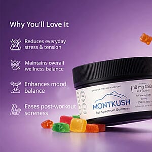 MontKush 10mg Variety Gummy (30 Gummies) Made in US