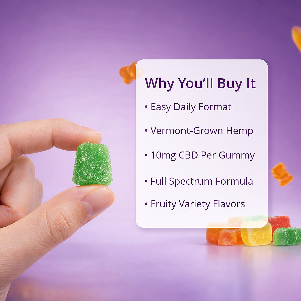 MontKush 10mg Variety Gummy (30 Gummies) Made in US image number 2