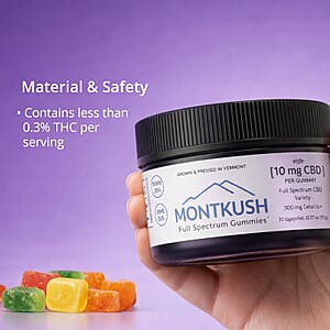 MontKush 10mg Variety Gummy (30 Gummies) Made in US