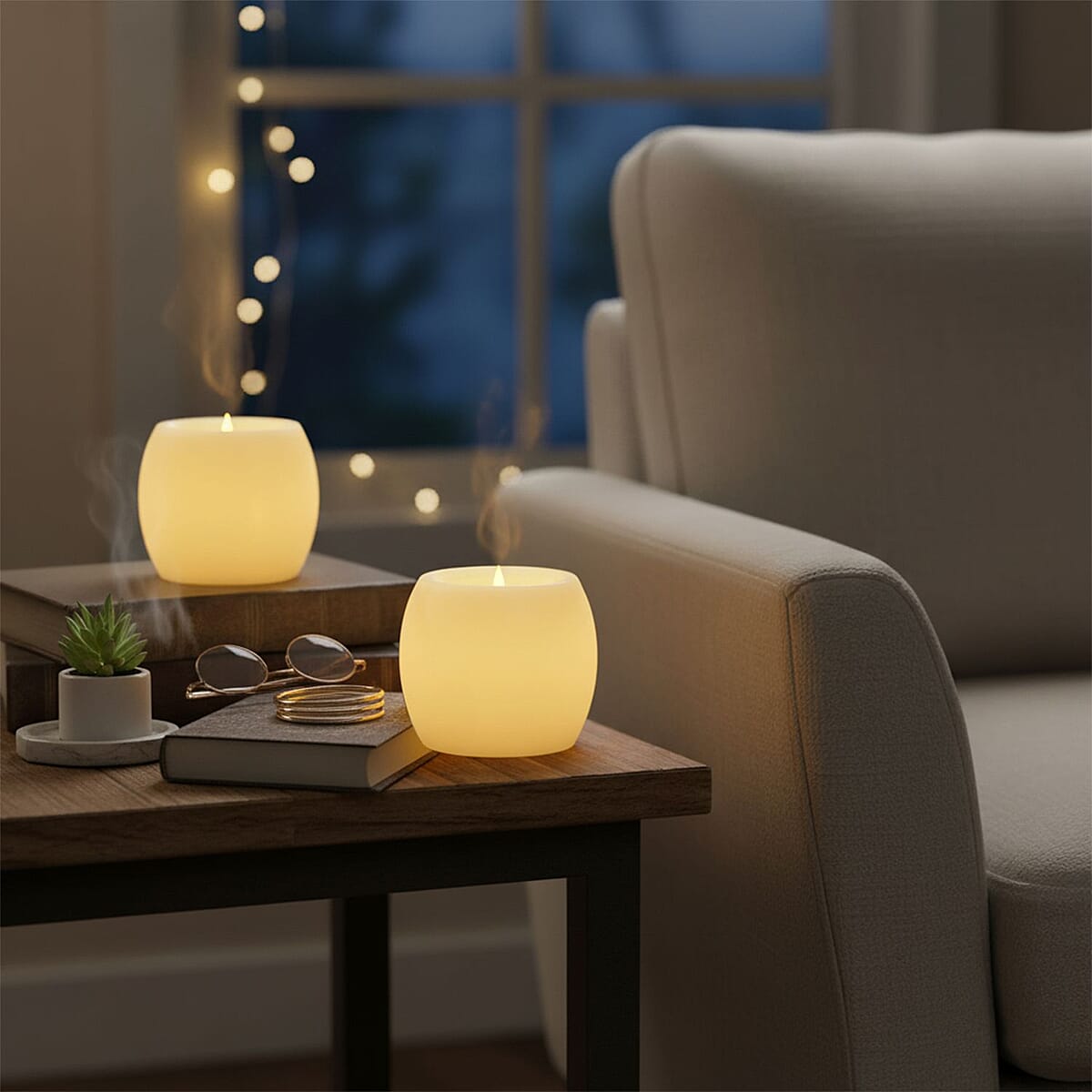 Closeout Set of 2 Candles image number 1