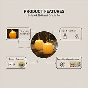 Closeout Set of 2 Candles (Buy One Get One)