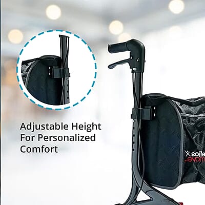 Closeout Helios 3 Wheel Walker -Black