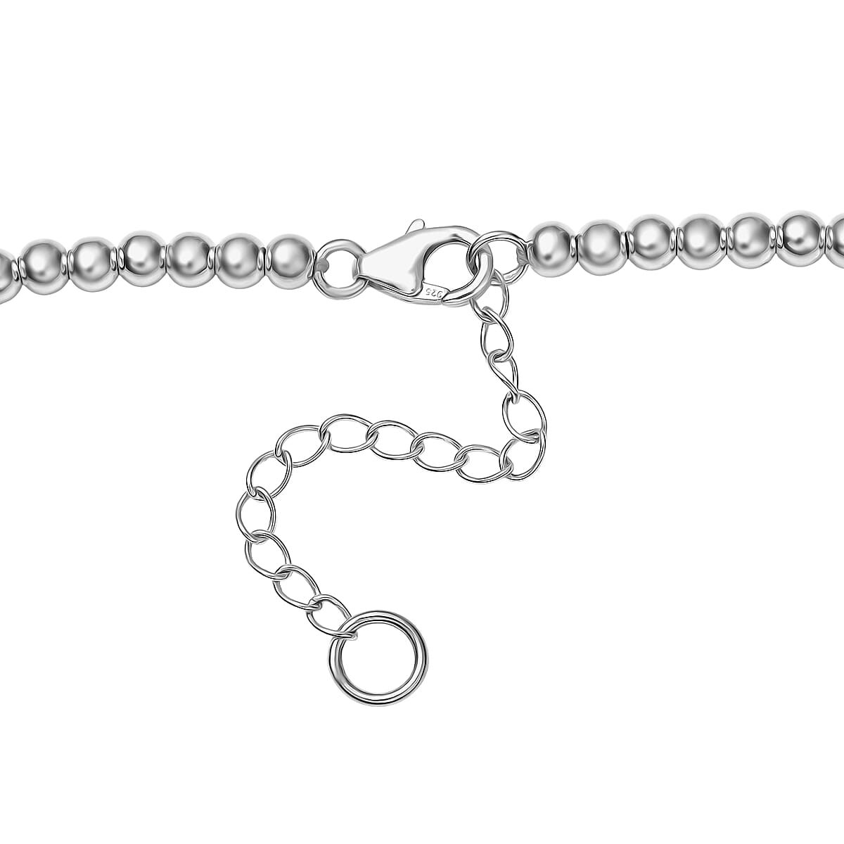 D'Joy Premium Royston Turquoise and Lagoon Turquoise 6.70 ctw Necklace in Black Oxidised Sterling Silver 18 Inches  image number 4