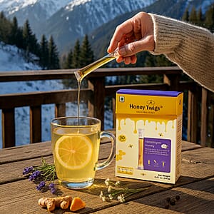 Honey Twigs Himalayan Honey Sticks - 30 Count Single Serve Natural Honey Straws - 8.47 oz