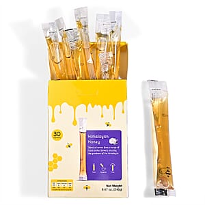 Honey Twigs Himalayan Honey Sticks - 30 Count Single Serve Natural Honey Straws - 8.47 oz