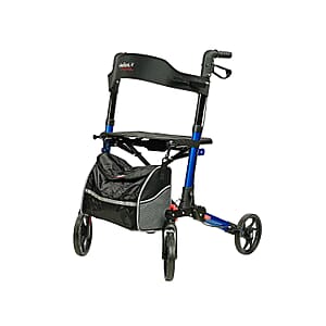 Closeout 4 Wheel Walker -Blue