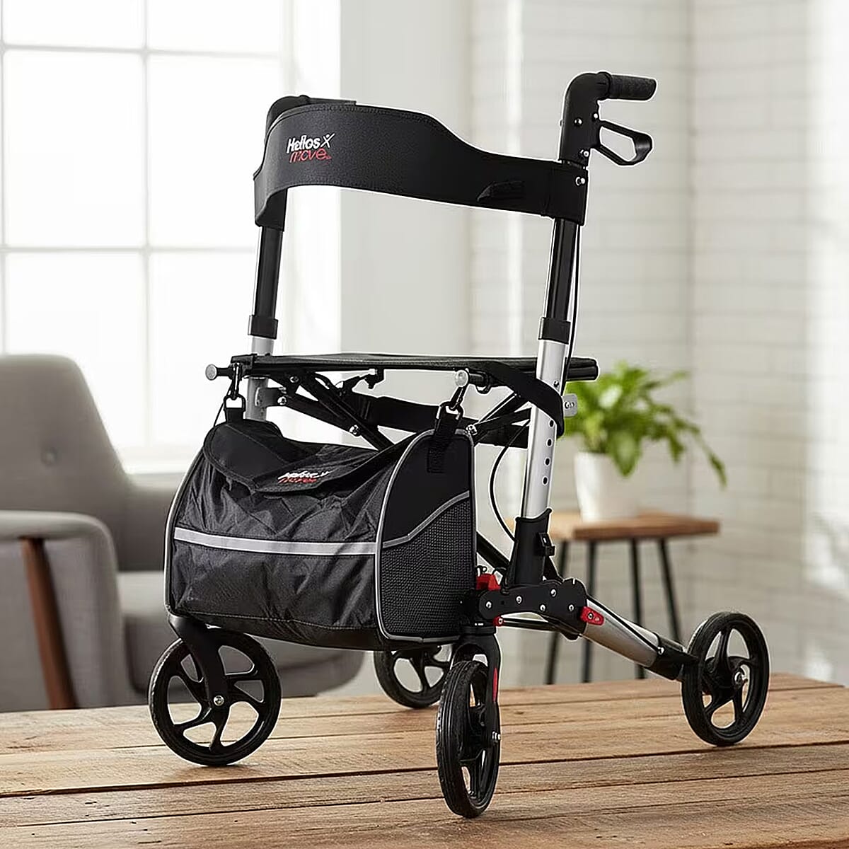 Closeout 4 Wheel Walker -Silver image number 1