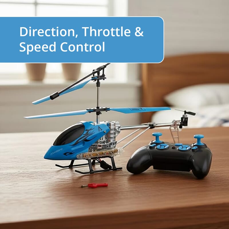 Closeout Mini Helicopter - Blue