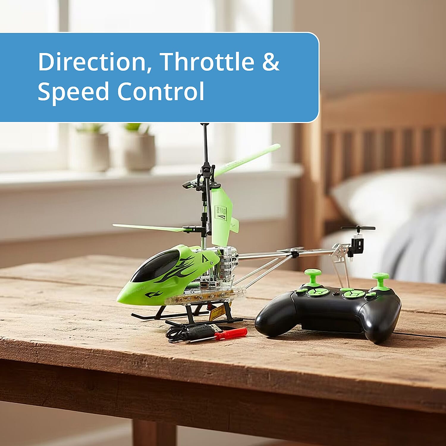 Closeout Mini Helicopter - Green