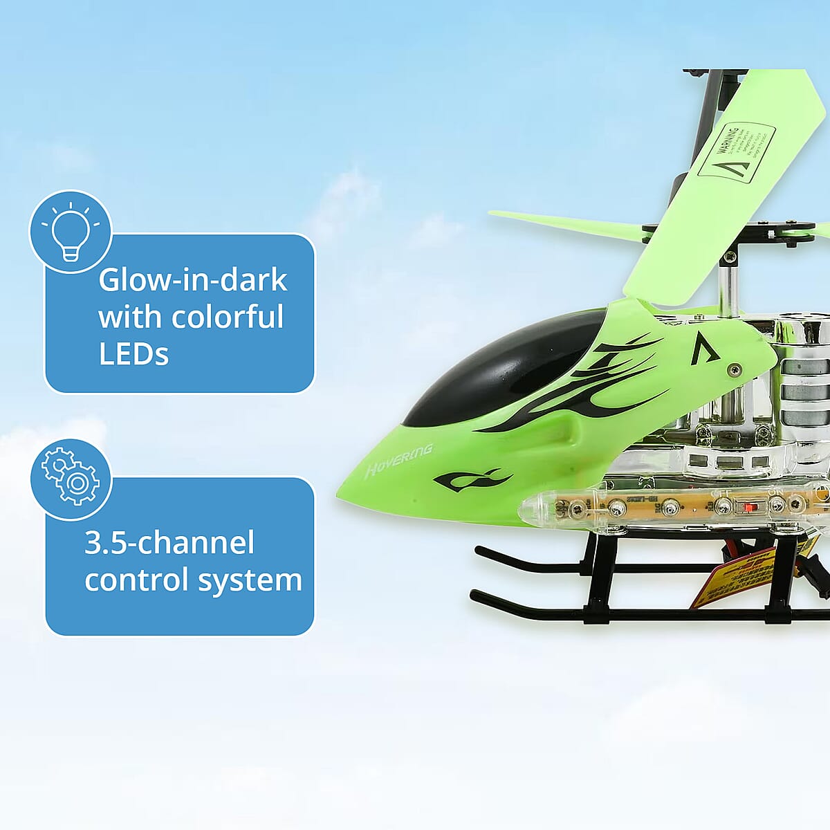 Closeout Mini Helicopter - Green image number 2