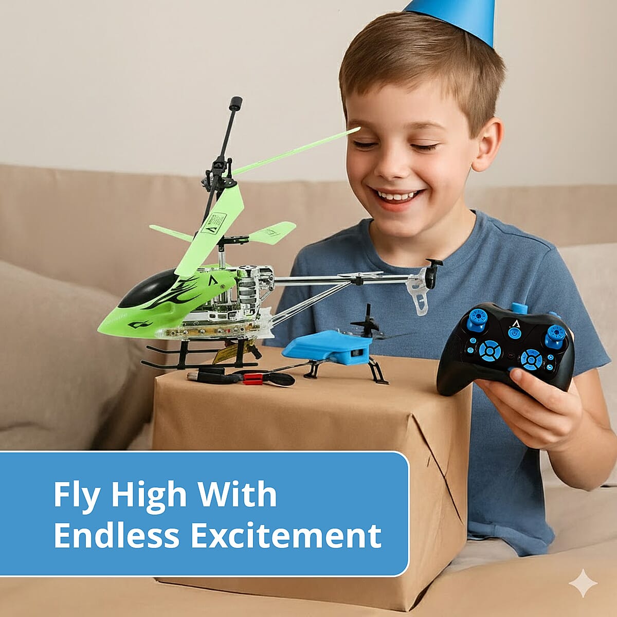 Closeout Mini Helicopter - Green image number 4