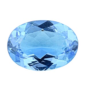 AAAA Swiss Blue Topaz (Oval 18x13 mm) 14.00 ctw