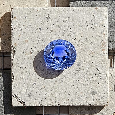 Premium Ceylon Blue Sapphire (Rnd Free Size) 1.00 ctw
