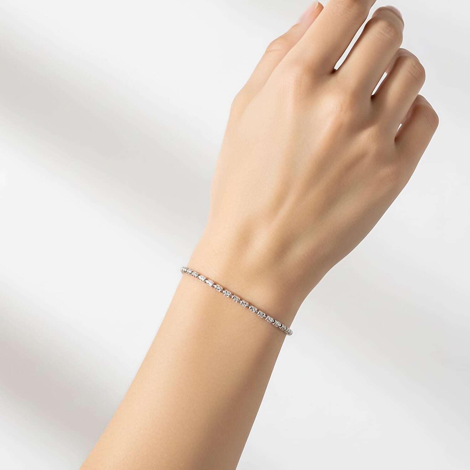 Rhodium Over Sterling Silver - Product card gallery slide 3 (9433096552703)