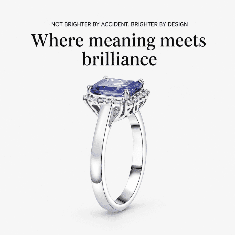 Certified & Appraised Rhapsody AAAA Tanzanite and Diamond E-F VS 2.30 ctw Ring in 950 Platinum (Size 10.0) 6 Grams