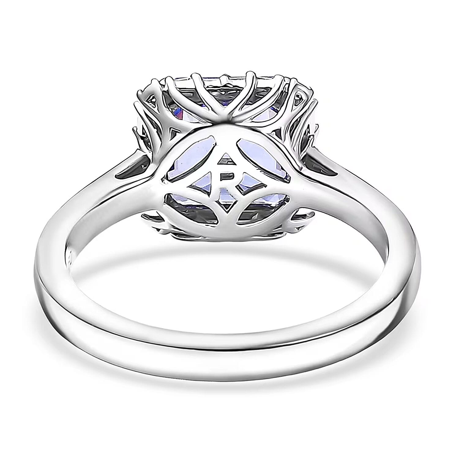 Certified & Appraised Rhapsody AAAA Tanzanite and Diamond E-F VS 2.30 ctw Ring in 950 Platinum (Size 10.0) 6 Grams