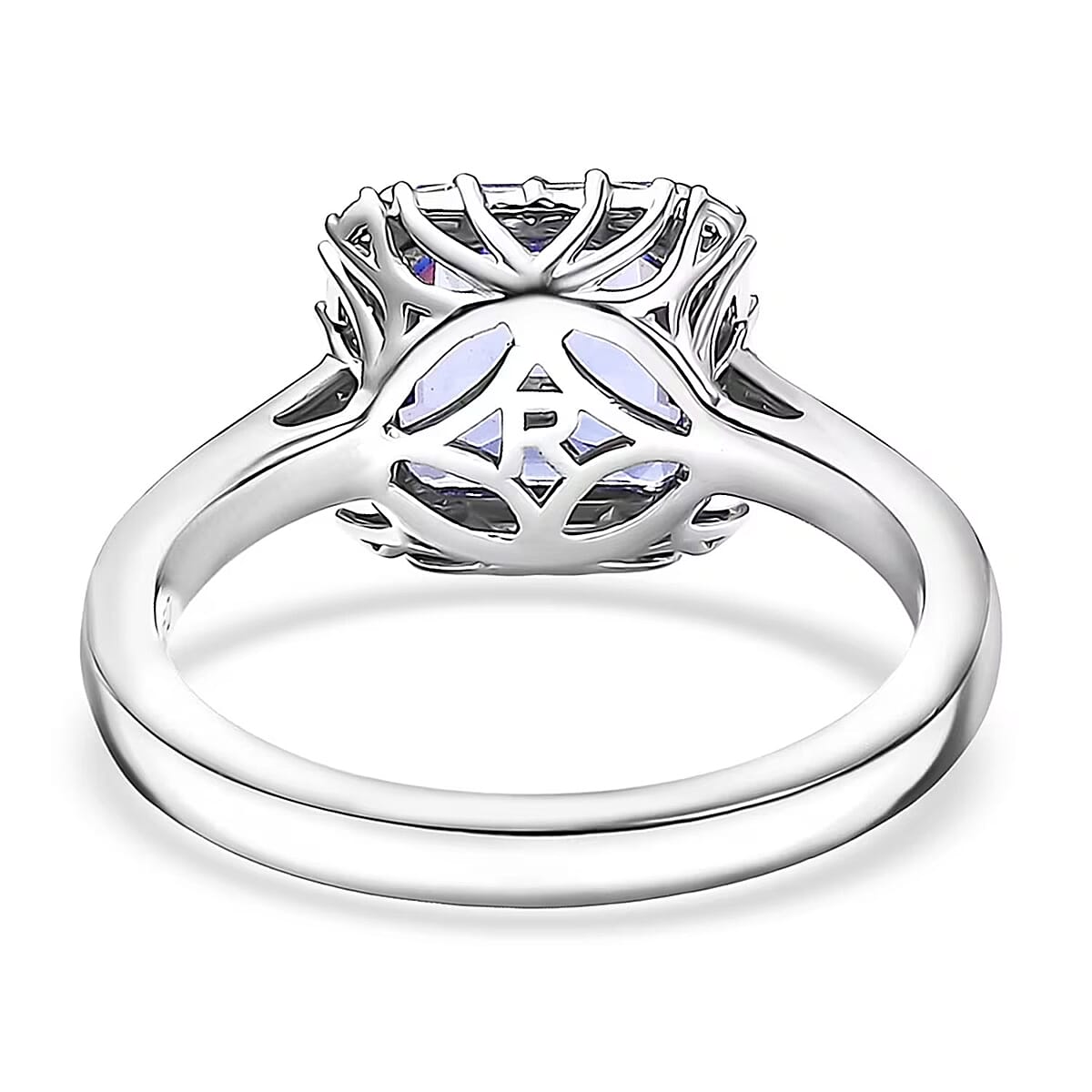 Certified & Appraised Rhapsody 950 Platinum AAAA Tanzanite, Diamond (E-F, VS) Ring (Size 6.0) (6 g) 2.30 ctw image number 6