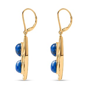 EverTrue Lapis Lagoon 5.85 ctw Earrings in 18K YG Plated