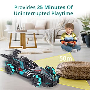 Closeout Black and Green Racing Car