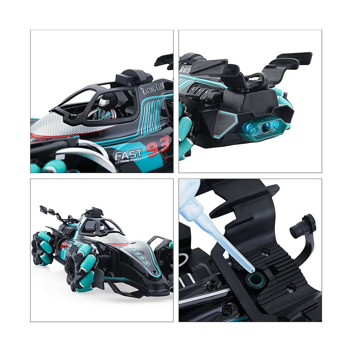 Closeout Black and Green Racing Car image number 6