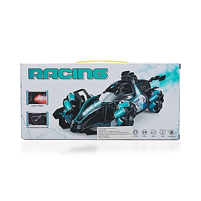 Closeout Black and Green Racing Car