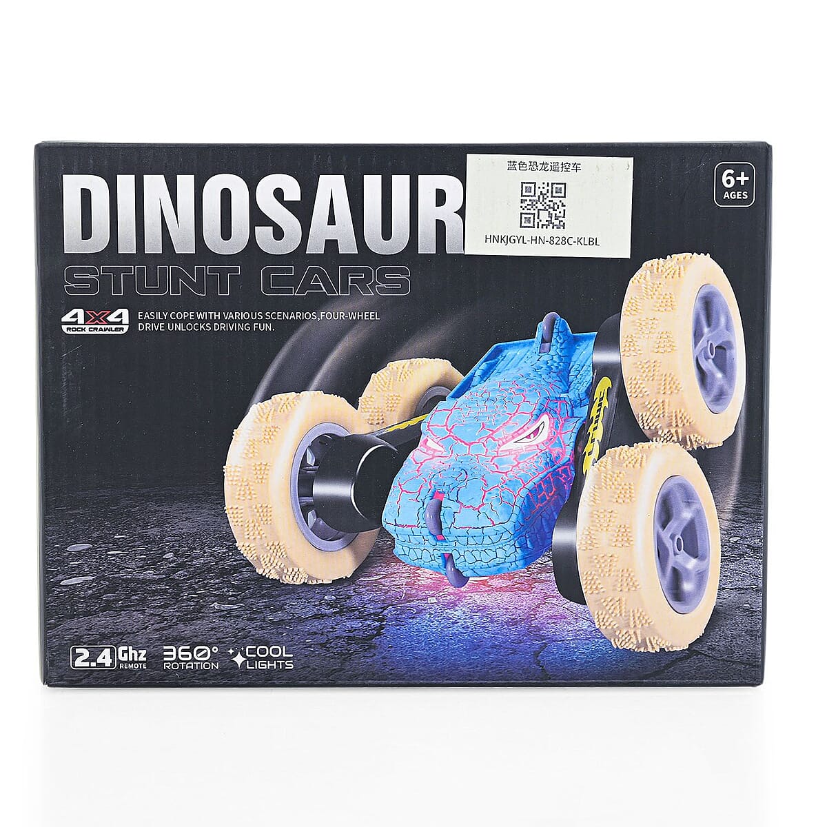 Closeout Blue Dinosaur Stunt Cars image number 6