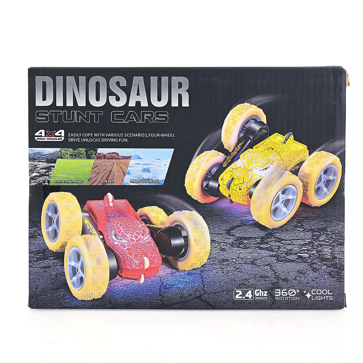 Closeout Blue Dinosaur Stunt Cars image number 7
