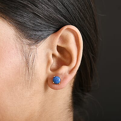 Lapis Lagoon 3.25 ctw Earrings in Sterling Silver