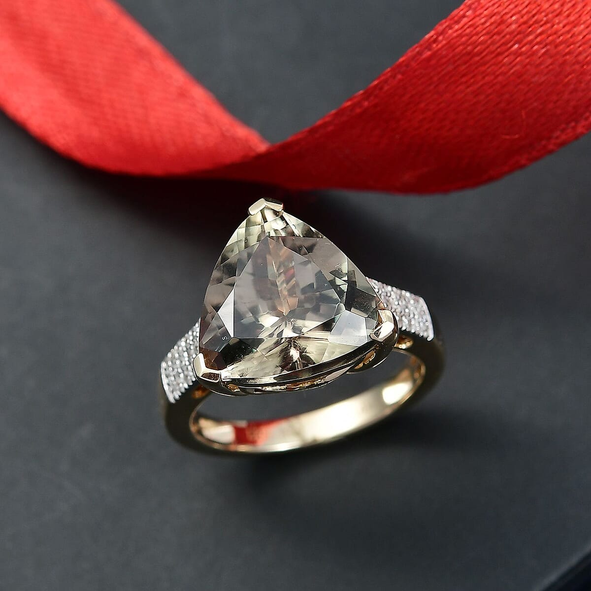 Luxoro AAA Turkizite, Diamond Ring in 14K Yellow Gold 9.10 ctw (Size 11.0) image number 1