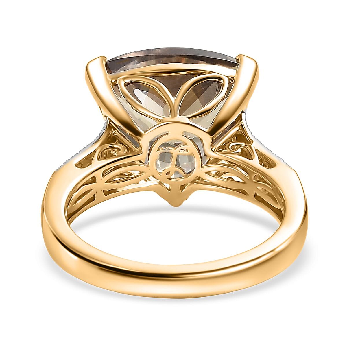 Luxoro AAA Turkizite, Diamond Ring in 14K Yellow Gold 9.10 ctw (Size 9.0) image number 3