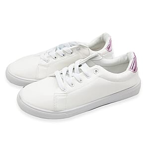 SOLE MATES White Pink Metallic Shoes (Size 10.0)