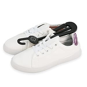 Closeout SOLE MATES White Pink Metallic Shoes (Size 6.0)