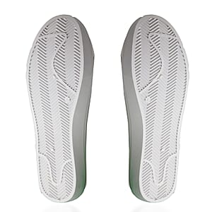 Closeout SOLE MATES White Pink Metallic Shoes (Size 6.0)