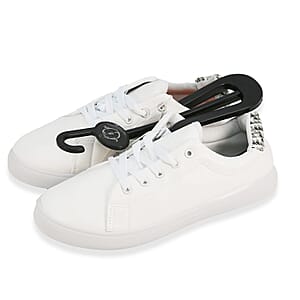 Closeout SOLE MATES White Snake Shoes (Size 6.0)