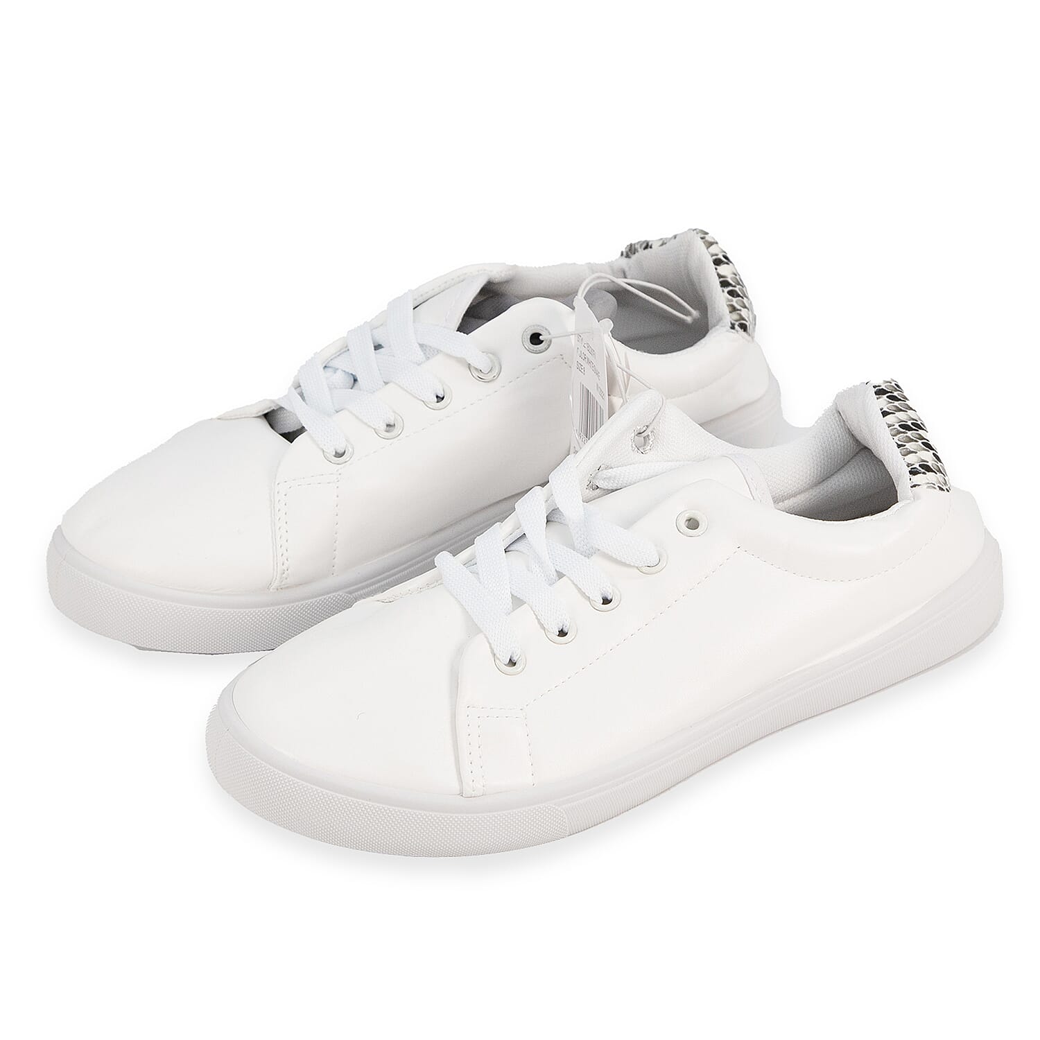 Closeout SOLE MATES White Snake Shoes (Size 6.0)