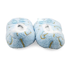 Mossimo Blue Heart Slippers with Grippers - S/M