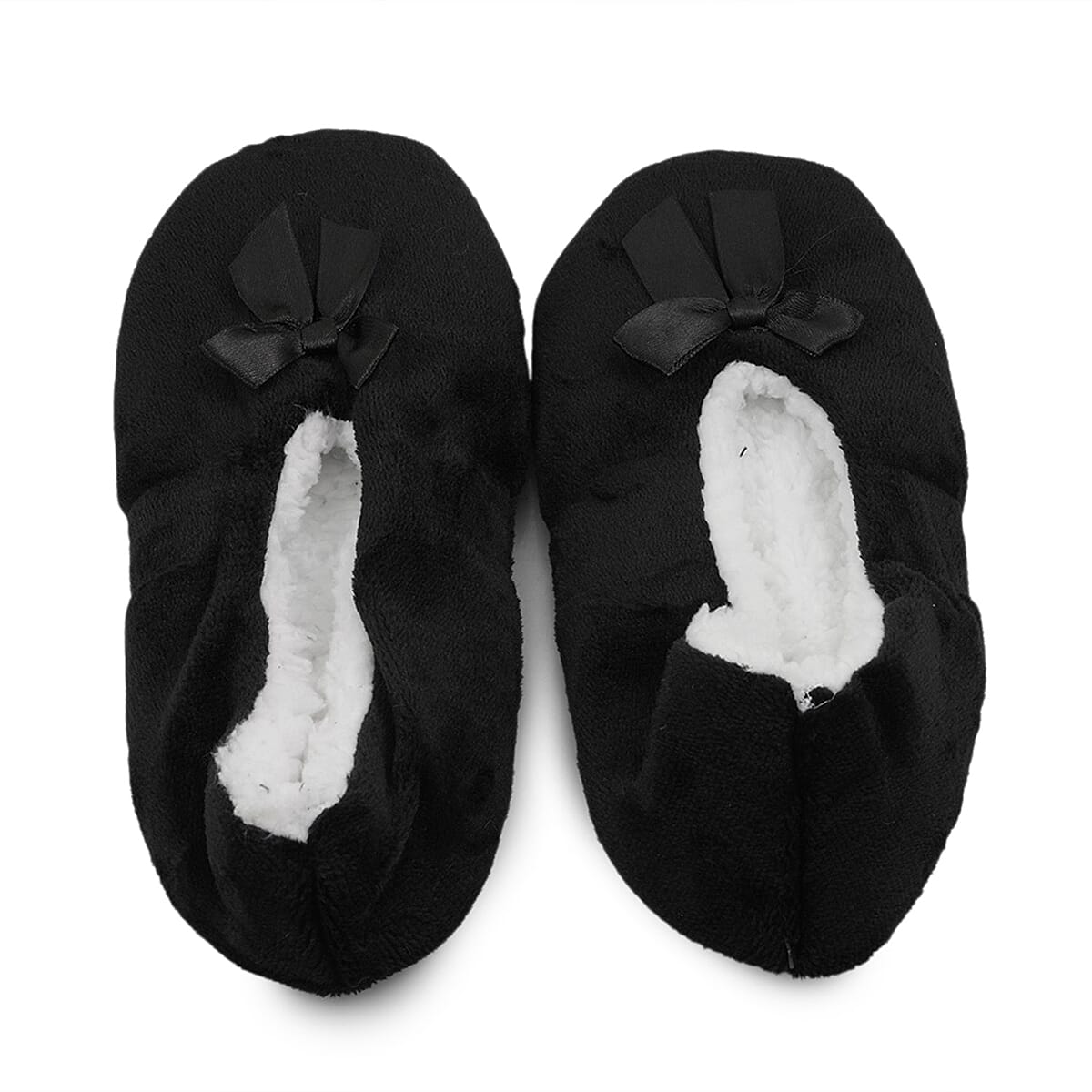 Mossimo Charcoal Bow Slippers With Grippers - S/M image number 3