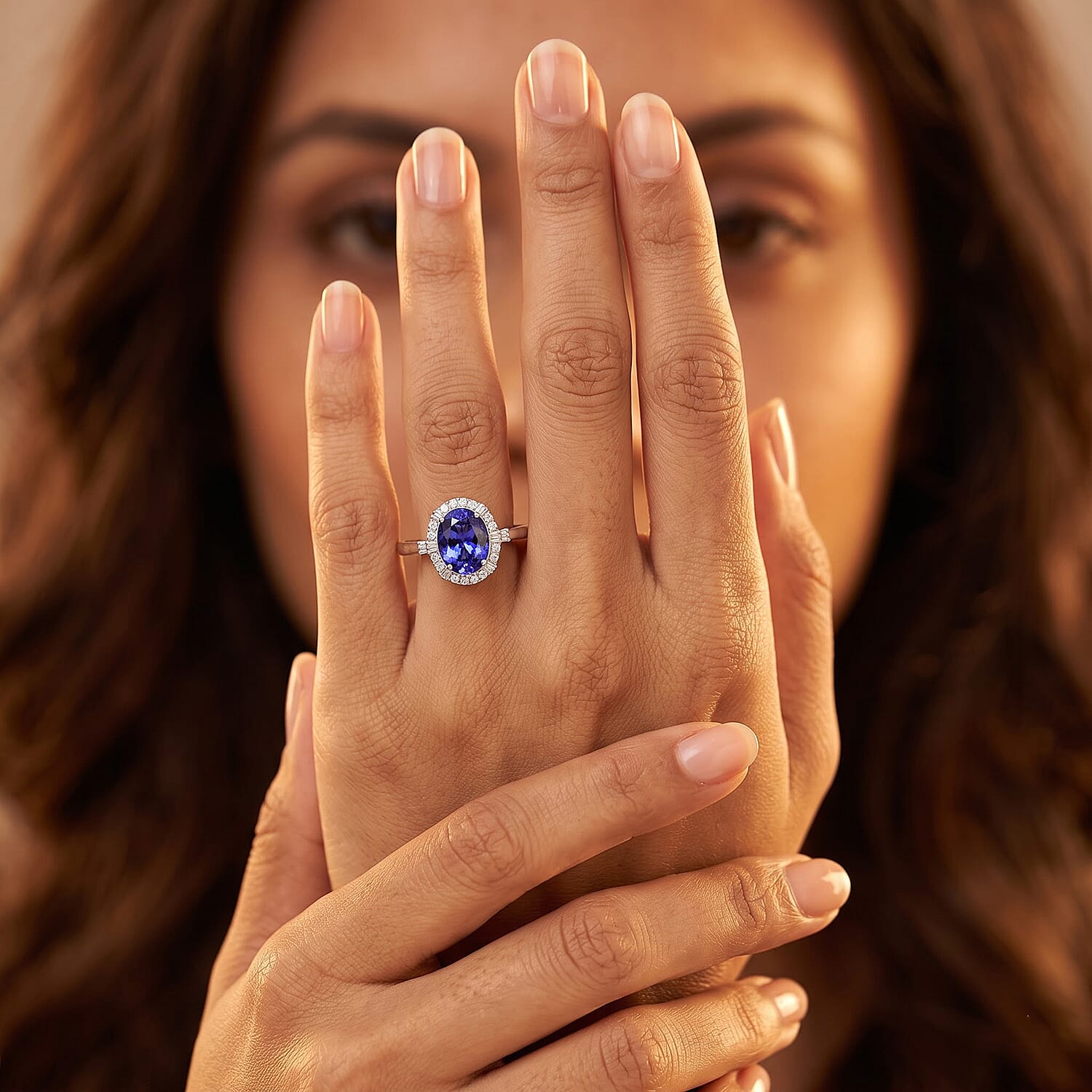 Certified & Appraised Rhapsody AAAA Tanzanite and E-F VS Diamond 3.00 ctw Ring in 950 Platinum (Size 10.0) 5.50 Grams