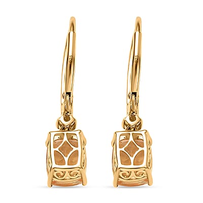 D'Joy Rachel Roy Loving Care Citrine Earrings in 18K Vermeil YG Over Sterling Silver 4.50 ctw (Brazilian)