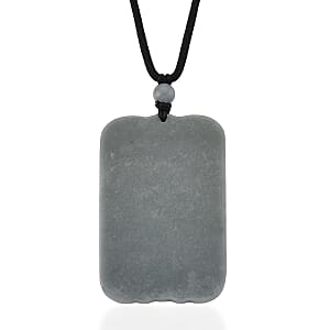 24K Yellow Gold Natural Olmec Jadeite 125.00 ctw Eagle Carved Pendant with Beaded Necklace (28 Inches)