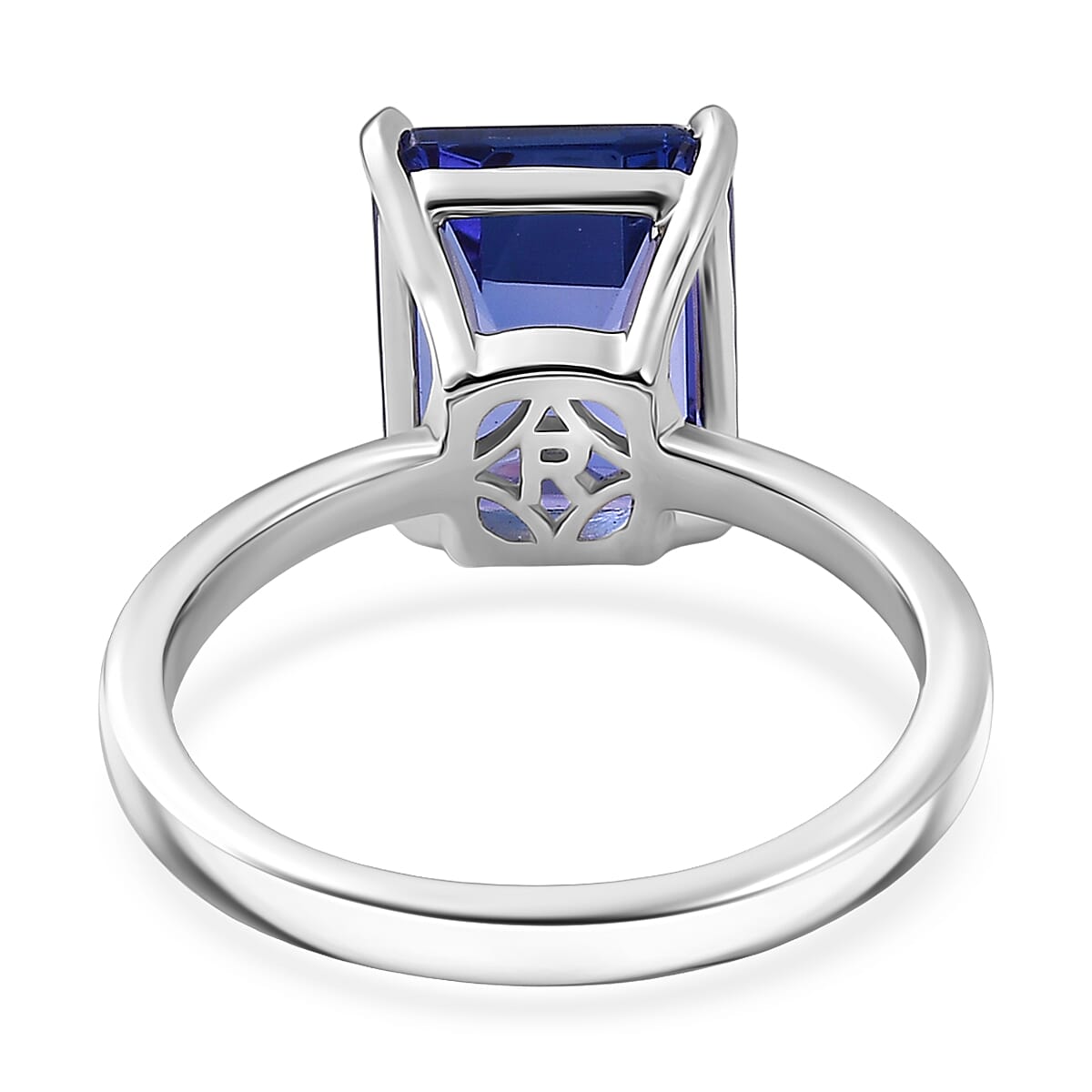 Doorbuster Rhapsody 950 Platinum AAAA Tanzanite Ring (Size 7.0) (4.45 g) 4.60 ctw image number 4