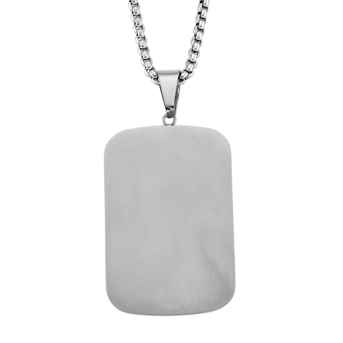 Eagle Pendant Necklace in ION Plated YG, Black Oxidized and Stainless Steel 20-22 Inches image number 4