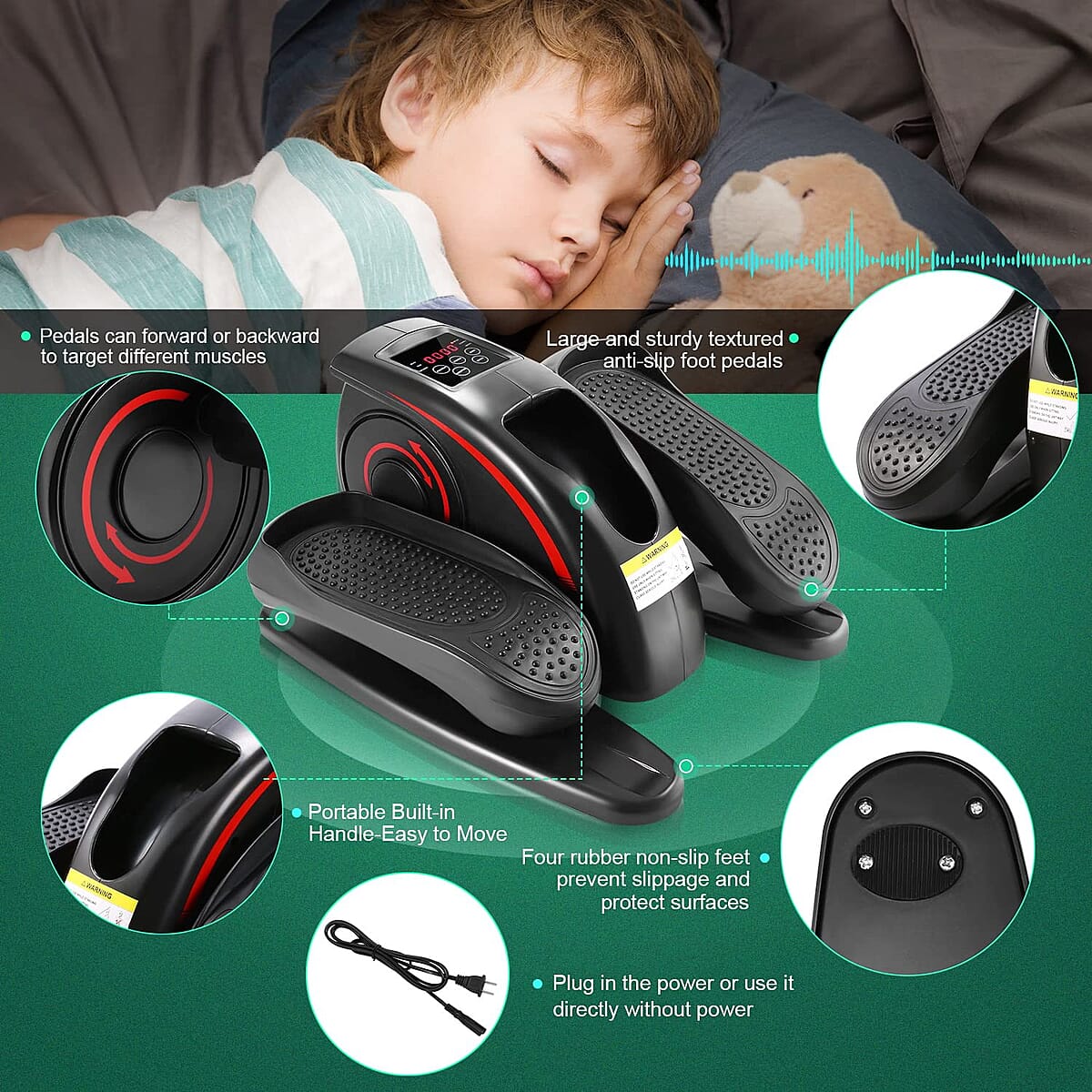 Closeout Helios Seated Elliptical - Black image number 4